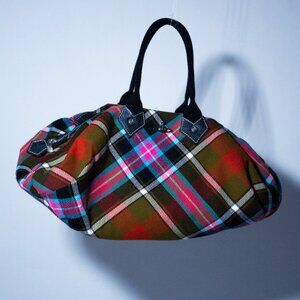 Vivienne Westwod Tartan Duffle Handbag